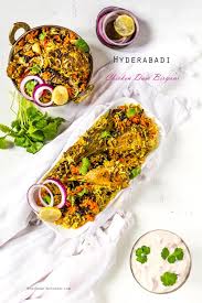 Hyderabadi Chicken Biryani Recipe Indian Chicken Biryani Recipe Biryani Food Recipes Biryani Recipe