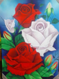 ¿es tu piso poco luminoso? Jual Lukisan Bunga Mawar Rose Flower Painting 80x60 Kanvas Saja Style G Di Lapak Buddha Juragan Bukalapak