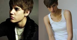 Shock với người mẫu nữ có gương mặt cực giống Justin Bieber