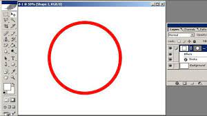 How To Draw A Circles In Photoshop - Youtube
