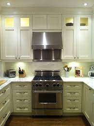 We Did A Vent A Hood Full 18 High With The Cabinet Above Which Really Just Serves To Hide The Duct And Hold Kitchen Cabinets Upper Cabinets Kitchen Remodel