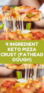 4 Ingredient Keto Pizza Crust Fathead Dough Pinerfood Com Recipe Keto Recipes Dinner Low Carb Pizza Keto Recipes Easy