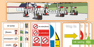 Petrol pumps for service stations. Petrol Station Role Play Pack Teacher Made