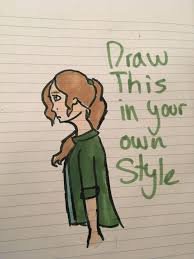 Pin By Dragonridermo34 On Drawing Drawing Challenge Art Style Challenge Writing Art