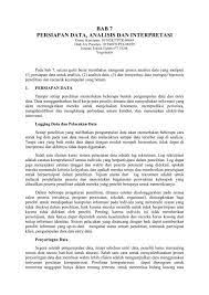 Secara definisi, interpretasi hanya digunakan sebagai suatu metode apabila dibutuhkan saja. Bab 7 Persiapan Data Analisis Dan Interpretasi Teknik Elektro Ugm