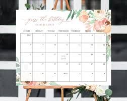 Due Date Calendar Template Baby Shower Calendar Baby Due Date Game Printable Baby Birthday Predictions Guess The Due Date Templett B39 Baby Due Date Calendar Due Date Calendar Baby Birthday Predictions
