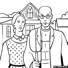 Frida kahlodiego rivera jackson pollockhenri rousseau tarsila do amaral élisabeth vigée le brunsonia delaunaydavid hockney roy lichtenstein tamara de lempickaromero britto my original illustrations recreate their fam Famous Paintings Coloring Pages