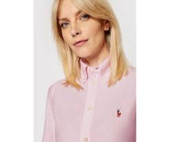 Polo Ralph Lauren Bluse 'Heidi' rosa weiß 7661417 ab 123,30 €