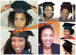 Graduation hairstyles for natural hair. A Couple More Graduation Styles To Consider Graduation Hairstyles With Cap Graduation Hairstyles Graduation Style