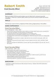 You can edit this security guard resume example to get a quick start. Event Security Officer Resume Samples Qwikresume