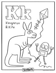 Letter K Coloring Sheet Activity Sheet On Storybots Alphabet Coloring Pages Story Bots Alphabet Activities Preschool