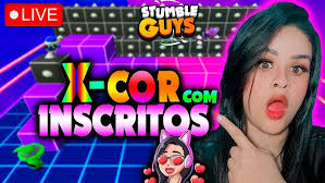 Block dash LENDÁRIO⚠️Portugues Brasil⚠️Live de Stumble guys ao vivo Jogando  com os inscritos