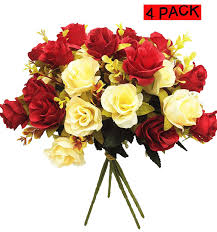 We carry several varieties of artificial flowers to choose from, including air ferns, geraniums, roses, mixed bouquets and more. Best Reputation 40 Heads Artificial Flower European Silk Rose Dried Flowers Arrangement Fake Flower Decoration Bridal Bouquet For Home Wedding Anniversary Party Cemetery Floral Decor Memorial Day Fall Pack Of 4 Koonicee