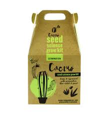 Cacti don't require much water, and some even put out beautiful blooms. Buzzy Seed Science Grow Kit With Biodegradable Pot Cactus Walmart Com Walmart Com