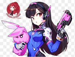 Dva anime gaming mouse se10976. D Va Overwatch Pixel Art Video Games Dva Bunny Game Bead Png Pngegg