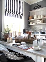 Black And White Roman Shades Kitchen Crisp Black White Stripe Roman Shade For Kitchen Window Interior Home Home And Living