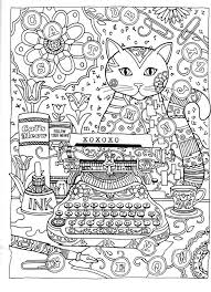 C for cat coloring page: Creative Cats Coloring Book Page Dover Cat Coloring Book Coloring Books Coloring Pages