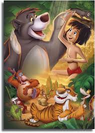 Disney Jungle Book A4 Poster Print Art Jungle Book Disney Walt Disney Characters Disney Posters