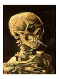 Details of artist on google art project. Skull With Burning Cigarette Art Print Vincent Van Gogh Art Com
