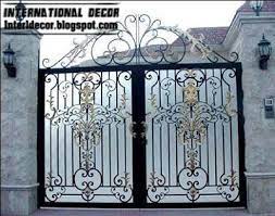 Though iron, wood and metal are popular choices for the gates, it will be a great idea to harmonize it with the architecture of your house. Modern Iron Gate Designs Glided Black Iron Gate Designs Modern Iron Gate Designs Iron Gate Design Gate Design