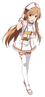 All asuna png images are displayed below available in 100% png transparent white background browse and download free asuna png free download transparent background image available in. Download Asuna As A Nurse Sword Art Online Yuuki Asuna Nurse Clothes Dress Cosplay Png Image With No Background Pngkey Com