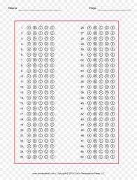 Lembar jawaban ini tidak boleh kotor, basah atau terlipat 3. Pilihan Ganda Template Optik Lembar Jawaban Gambar Png