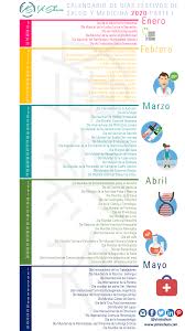 Utilizando el calendario de horarios le damos el nuevo calendario de diseño. Calendario De Dias Festivos E Importantes De Salud Y Medicina 2020