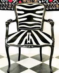 Zebra Print Cowhide French Chair Etsy In 2020 French Chairs Zebra Print Cowhide Custom Chair
