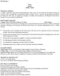 Fix your.consider these free resume template options below for more resume samples and a resume builder to guide you with your curriculum vitae. Bookkeeper Cv Example Icover Org Uk