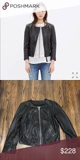 Worn Twice Madewell Collarless Leather Jacket Collarless Leather Jacket Madewell Leather Jacket Leather Jacket