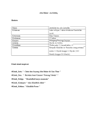 Ada kala mereka memilih adab. Abu Bakar As Siddiq