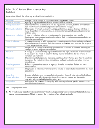 Evolution and natural selection webquest answer key. Evolution Test Review Sheet Answer Key Chapter 10 The Theory Of Evolution Answer Key