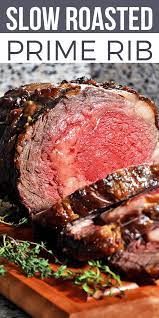 Slow Roasted Prime Rib A Holiday Favorite Sundaysupper Recipe Cooking Prime Rib Slow Roasted Prime Rib Prime Rib Roast Recipe
