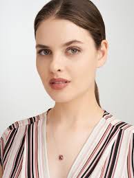 Forever Facets Platinum over Sterling Silver Simulated Amethyst Paw Print  Necklace