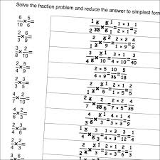 Math Worksheets Multiplication With Cross Cancelling Multiplying Fractions Worksheets Fractions Worksheets Math Fractions Worksheets