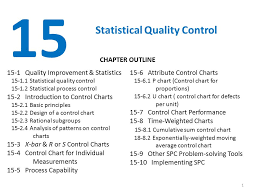 15 Statistical Quality Control Chapter Outline Ppt Video