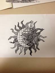 Pin By Rachel Stephens On I M Completely Zentangled Sun And Moon Drawings Moon Drawing Moon Art Here's another easy doodle for beginners! sun and moon drawings