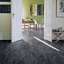 Decolife Vinylboden Cement Noir 905 X 295 X 10 5 Mm Steinnachbildung Vinylboden Bauhaus Wohnen