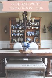 Blue and white fall dining room ideas. Blue And White Dining Room The Hamby Home