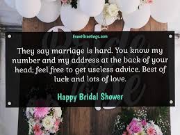 Funny bridal shower wishes examples: 25 Sweet Bridal Shower Wishes And Messages Events Greetings