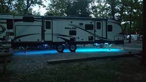 Amazing Light Up Camper Mod For 50 Dollars Camping Hiking Outdoors Tent Outdoor Caravan Campsite Travel Fishing Camper Lights Camper Camper Makeover