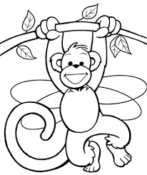 Maymun Boyama Sayfasi Monkey Coloring Pages Free Printable Hayvan Boyama Sayfalari Boyama Sayfalari Maymunlar