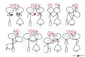 Stick Figure Love Stick People Be My Valentine Weddingclipart Stickfigureclipart Stick Figures Stick Figure Drawing Couple Clipart