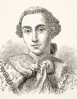 John Stuart, 3rd Earl of Bute 1713-1792. From The National and Domestic  History of England by William Aubrey published London circa 1890.