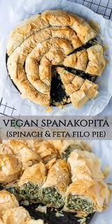 Vegan Spanakopita Spiral This Impressive Vegan Spinach And Cheese Filo Pie Consists Of A Soft C Savory Vegan Filo Pastry Recipes Filo Pastry Recipes Savoury