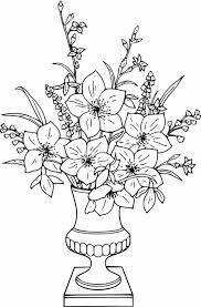 Coloringanddrawings.com provides you with the opportunity to color or print your easy bouquet roses drawing online for free. Flower Bouquet Coloring Page Awesome Lily Flower Bouquet In Vase Coloring Page Lily Flower Flower Coloring Pages Coloring Pages Printable Flower Coloring Pages