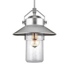 Feiss Boynton 1 Light Painted Brushed Steel Medium Outdoor Hanging Pendant Ol13911pbs Outdoor Pendant Lighting Outdoor Hanging Lights Outdoor Hanging Lanterns