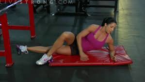 Start standing on left leg with a weight in right hand, palm facing toward thigh and left arm by side. How To Do Inner Thigh Lifts Youtube