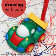 See full list on drawcarz.com Mark Making Drawing With Cars Messy Little Monster
