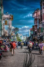 Saigon seems to turn yellow — considered a lucky colour to welcome the new year. Busy Morning Vietnam Travel Beautiful Vietnam Saigon Vietnam